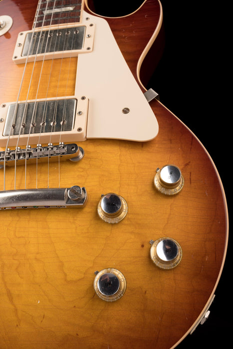 Pre Owned Gibson Custom Shop 1960 Les Paul Standard Murphy Aged Iced Tea Burst With OHSC