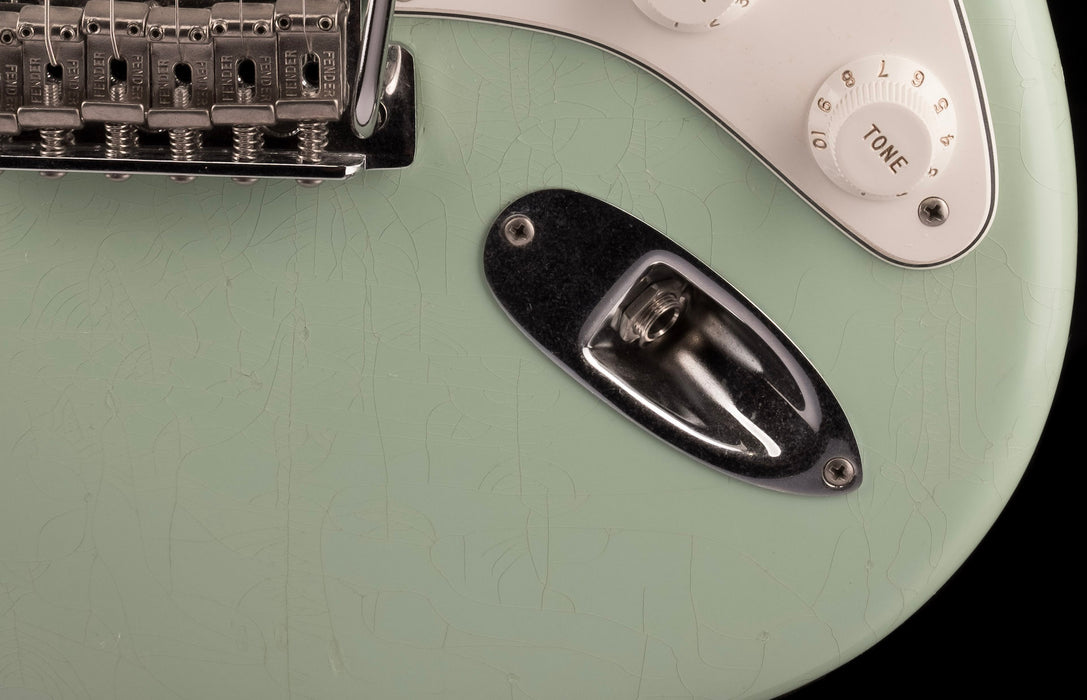Used Fender Custom Shop Masterbuilt Greg Fessler 1960 Stratocaster Closet Classic Aged Surf Green with Abby Handwound Pickups