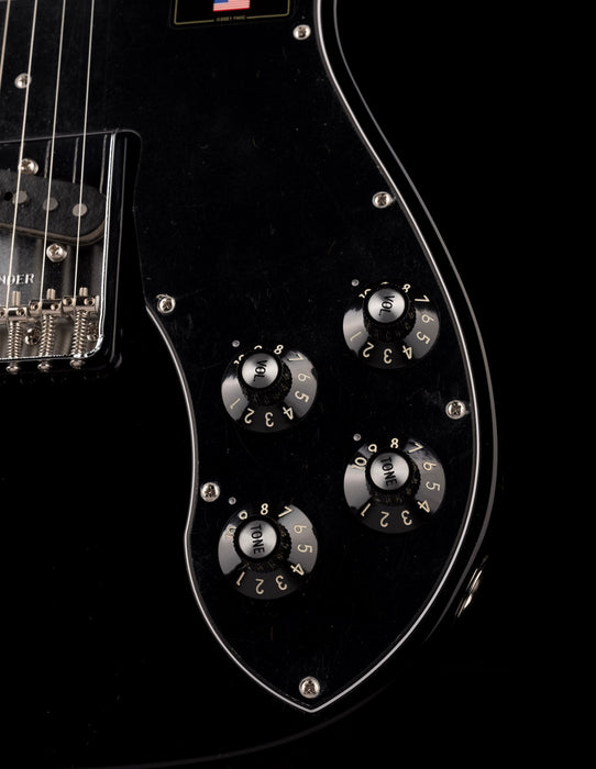 Fender Limited Edition American Vintage II 1977 Black Telecaster Custom With Case
