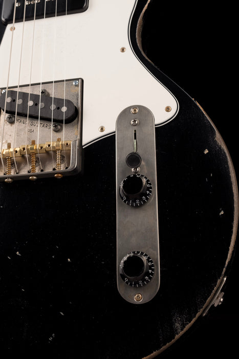 Fano Oltre Series SP6 P90 Medium/Heavy Distress Bull Black with Gig Bag