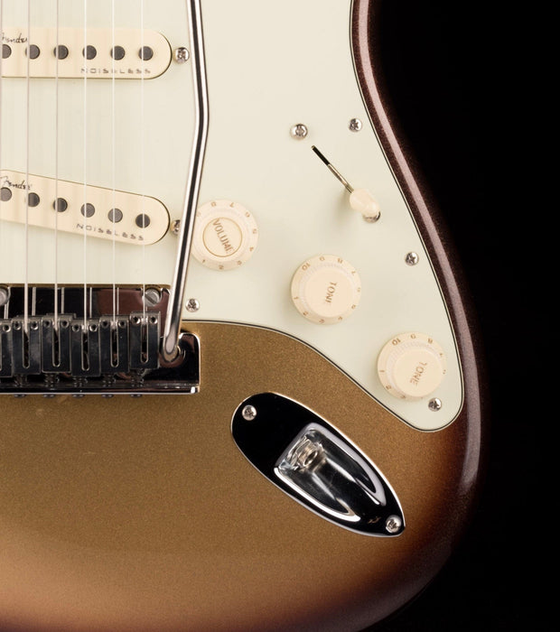 Used Fender American Ultra Stratocaster Mocha Burst with OHSC