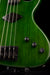 Pre Owned 1990's Rick Turner Prototype E-2 EL-434 PM Transparent Green Bass With OHSC