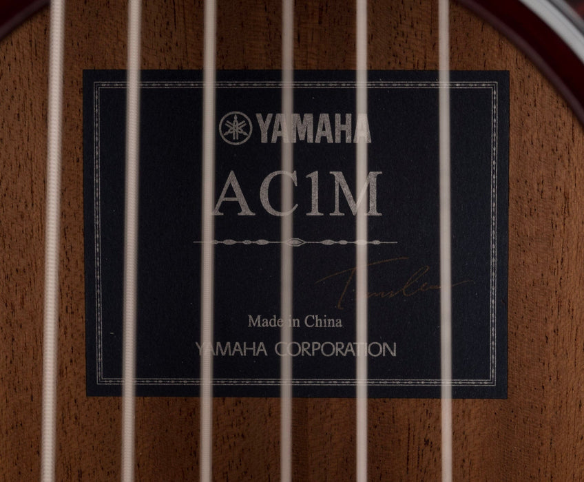 Used Yamaha AC1M Concert Cutaway Acoustic Electric Tobacco Brown Sunburst