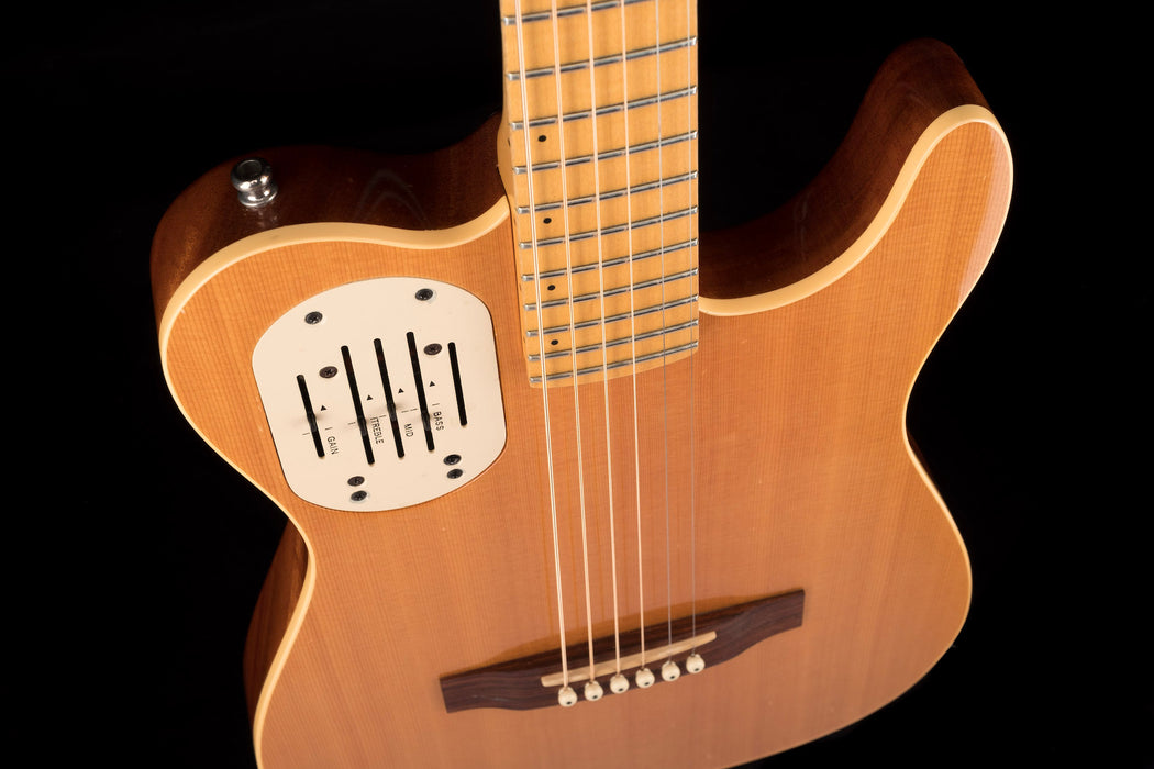 Pre Owned Godin Acoustasonic Natural With HSC - John Waite Collection