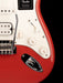 Fender Limited Edition Deluxe Player Strat HSS Fiesta Red Electric Guitar With Matching Headcap