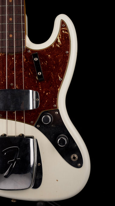 Pre Owned 2018 Fender Custom Shop '60 Jazz Bass Journeyman Olympic White With OHSC