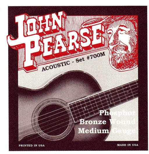 John Pearse 700M Phosphor Bronze 13-56 Acoustic Guitar Strings