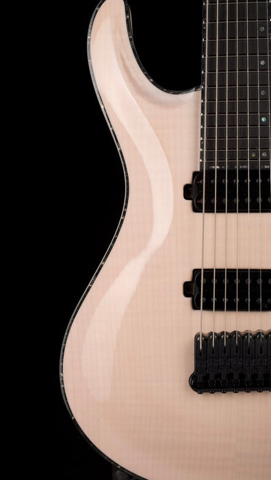 Used Mayones Regius Core 7 Trans White with OHSC