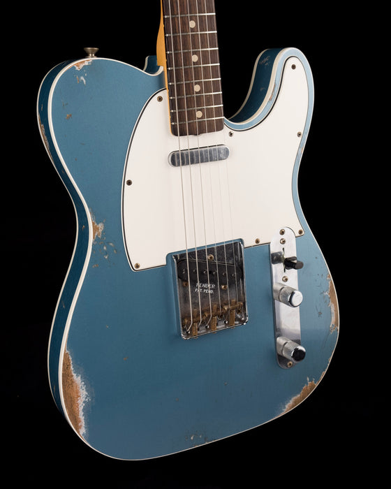 Pre Owned 1960 Fender Custom Shop Telecaster Custom Relic Blue Agave With OHSC