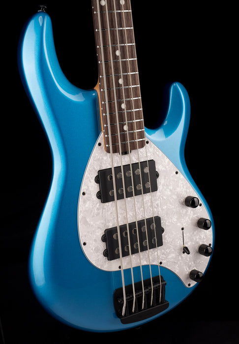 Ernie Ball Music Man StingRay Special 5 HH Speed Blue Roasted Maple With Case