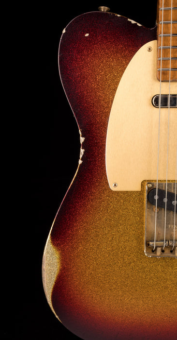Used Fender Custom Shop Masterbuilder's Apprentice 50's Telecaster Relic 3-Tone Sunburst Sparkle with OHSC