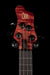Mayones Cali4 Fretless Bass 17.5" Scale Swamp Ash Body 3A Flame Maple Top Scarlet Red w Case