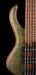 Mayones Patriot Flame Top Tank 5 String Bass Guitar Tank Green Satine