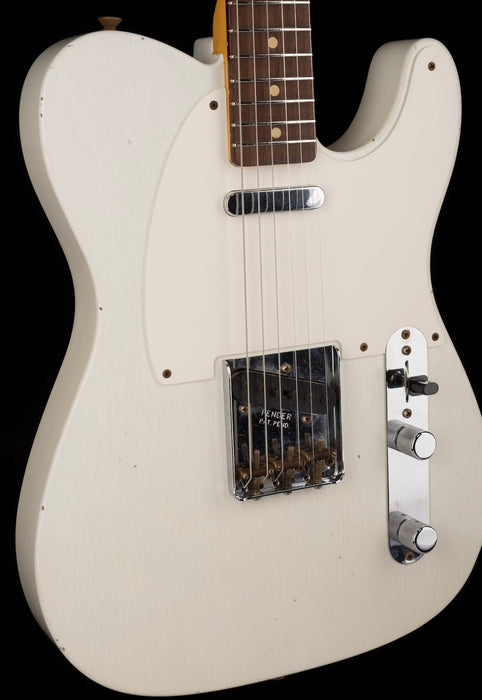 Fender Custom Shop Limited Edition 1959 Telecaster Journeyman Relic Aged Olympic White With Case