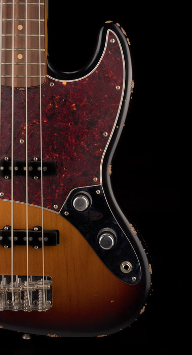 Used Fender 60th Anniversary Road Worn Jazz Bass 3-Tone Sunburst with OHSC