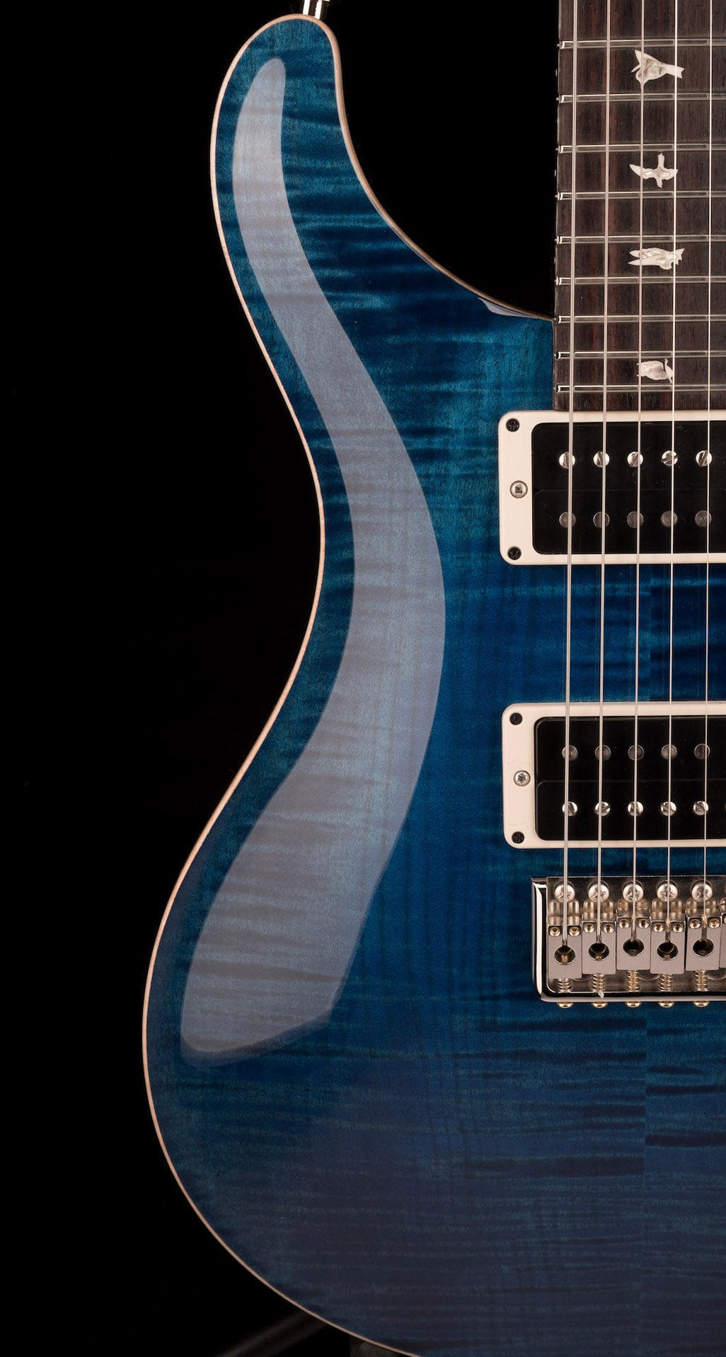 PRS Core Custom 24 Pattern Thin Custom Color Blue Matteo With Case - 2 ...