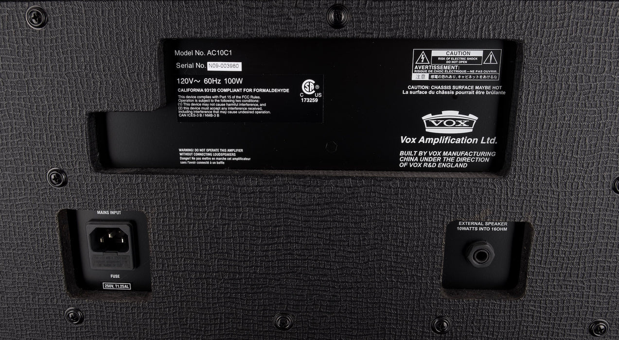 Pre Owned Vox AC10C1 10-watt 1x10" Guitar Amp Combo
