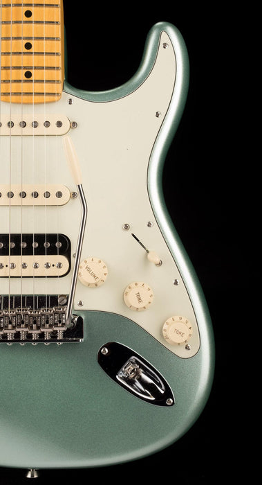Used 2020 Fender American Professional II Stratocaster HSS Mystic Surf Green with OHSC - US20093155