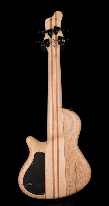 Mayones Cali4 Bass 17.5" Scale 3A Koa Top/Swamp Ash Body Trans Natural Finish with Case