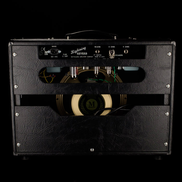 vMatchless Amplifiers Lightning Reverb 1x12" 15-Watt Black Guitar Amp Combo