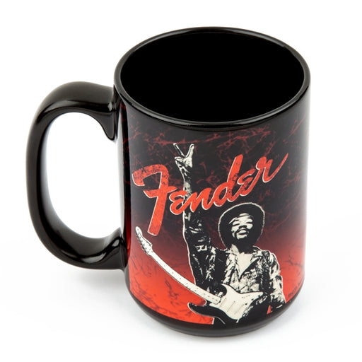 Fender Jimi Hendrix Peace Sign Mug - Blk/Red