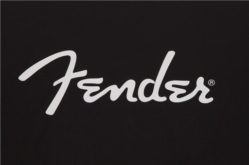 Fender Spaghetti Logo Tee Black Medium