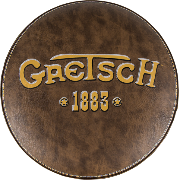 Gretsch 30" Barstool "Since 1883" Brown