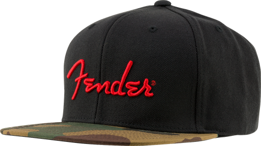 Fender Camo Flatbill Hat Camo One Size Fits Most