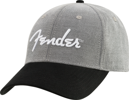 Fender Hipster Dad Hat Gray and Black One Size Fits Most