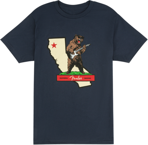 Fender Rocks Cali T-Shirt Navy M