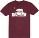 Fender Burgundy Bear Unisex T-Shirt S