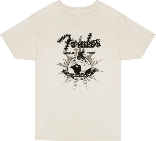 Fender World Tour T-Shirt Vintage White XL