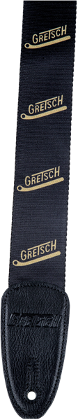 Gretsch Vibrato Arm Pattern Strap Black/Gold