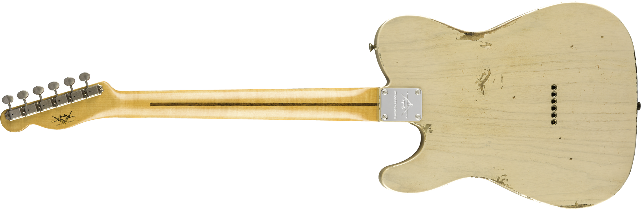 Fender Custom Shop Limited Edition Loaded Thinline Nocaster Relic Aged Dirty White Blonde With Case