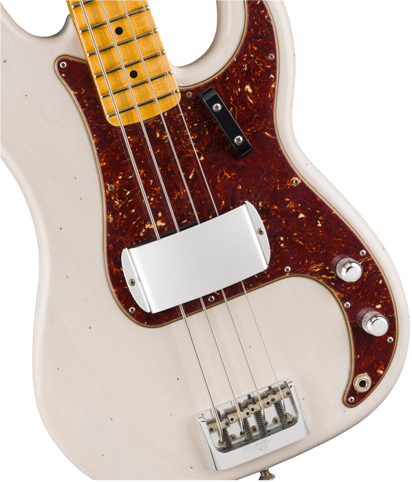 Fender Custom Shop Postmodern Precision Bass Journeyman Relic Aged White Blonde With Case