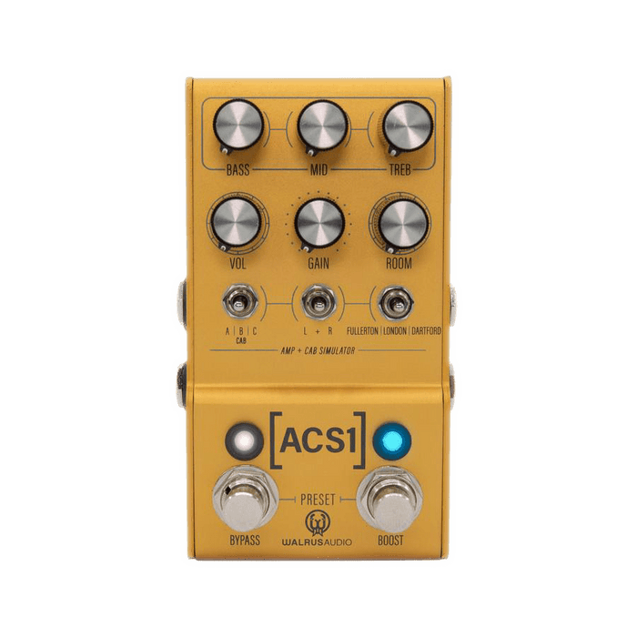 guitar pedal bass simulator Walrus Audio MAKO Series ACS1 Amp Cab Simulator Guitar Effect Pedal — Truetone Music