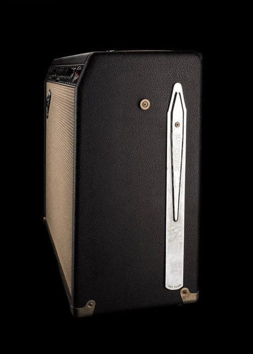 Vintage 1966 Fender Twin Reverb Black Guitar Amp Combo