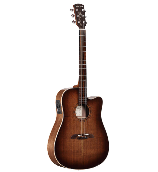 Alvarez ADWS-77CESHB Artist Elite Slim Body Dreadnaught Acoustic-Electric Cutaway Guitar