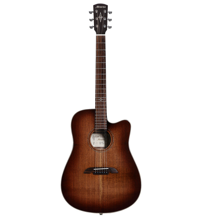 Alvarez ADWS-77CESHB Artist Elite Slim Body Dreadnaught Acoustic-Electric Cutaway Guitar