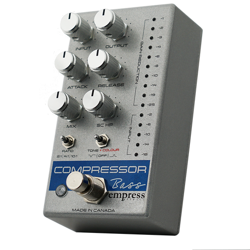 Empress Effects Bass Compressor Guitar Effect Pedal - Silver