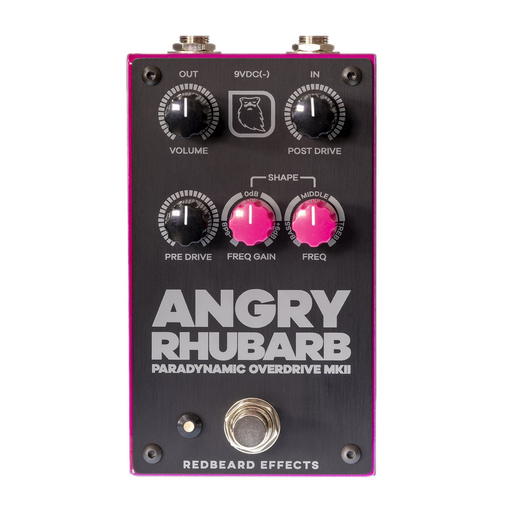 Redbeard Effects Angry Rhubarb Paradynamic Overdrive Mk II Guitar Effect Pedal