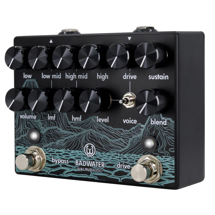 Walrus Audio Badwater Bass Preamp D.I. Guitar Effect PedalWalrus Audio Badwater Bass Preamp D.I. Guitar Effect Pedal