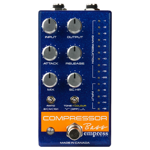 Empress Effects Bass Compressor Guitar Effect Pedal - Blue