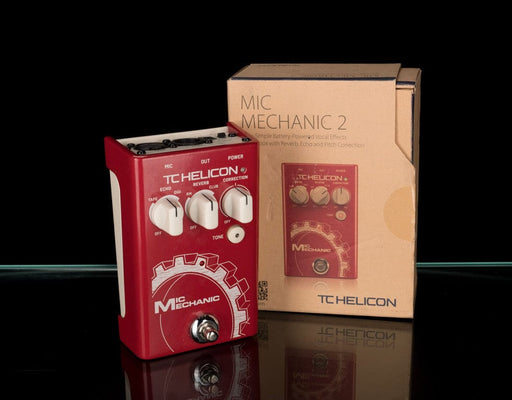 Used TC Electronic Helicon Mic Mechanic 2 Vocal Effect Pedal With Box