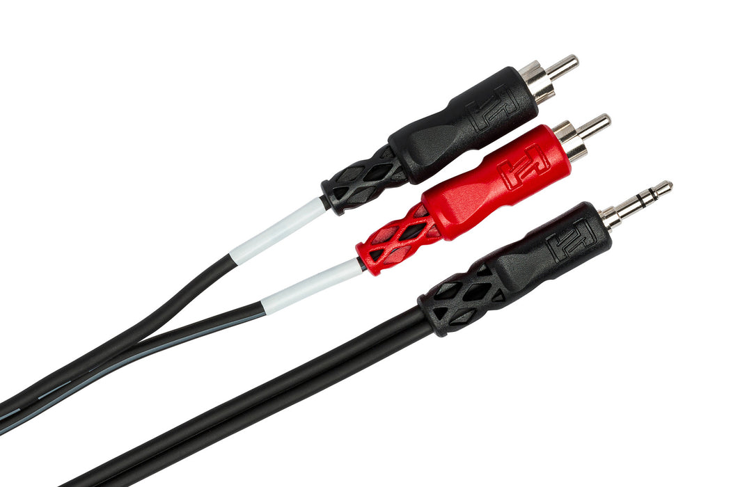 Hosa CMR-203 3-ft. 3.5-mm To RCA Audio Cable