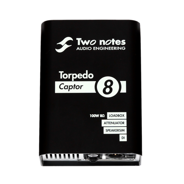 Two Notes Torpedo Captor Reactive Loadbox DI and Attenuator - 8-ohm