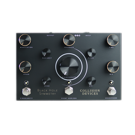 Collision Devices Black Hole Symmetry Modulated Delay / Pitch Shifted Reverb / Destruction Fuzz Guitar Pedal