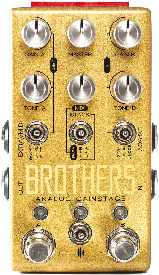 bliss pedals Chase Bliss Audio Brothers Analog Gainstage Guitar Effect Pedal — Truetone Music