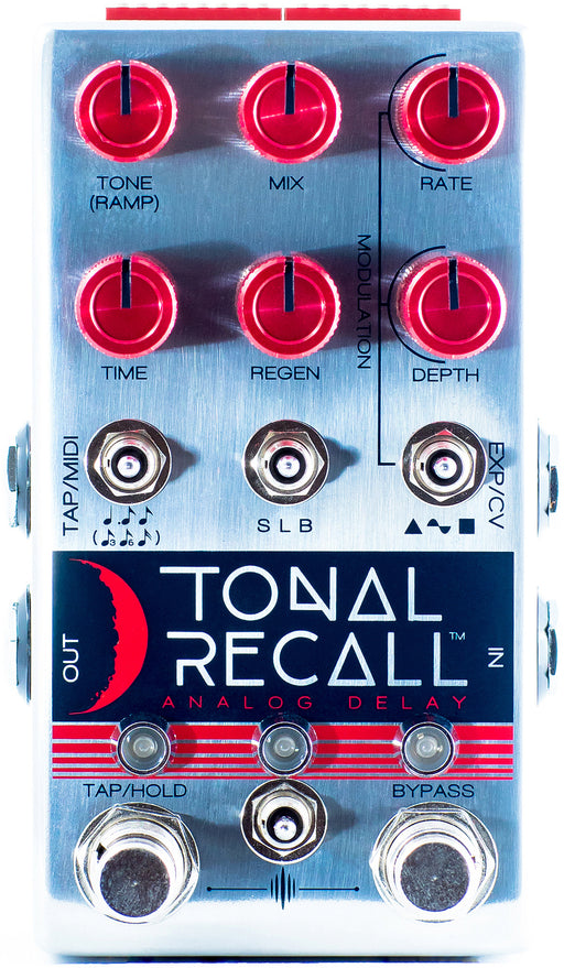 Chase Bliss Audio Tonal Recall Red Knob Analog Delay Guitar Effect Pedal