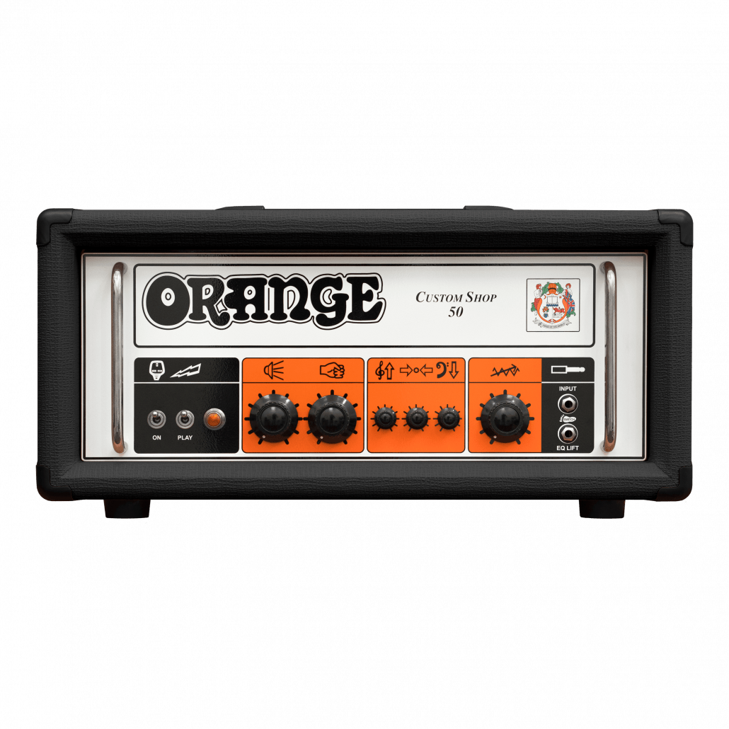 Orange CS50 Custom Shop 50-watt Tube Guitar Amp Head - Black